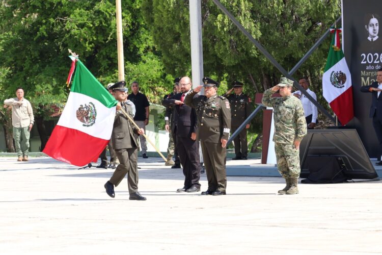 Gobierno de Tamaulipas honra la Batalla de Puebla con toma de protesta de jóvenes del SMN