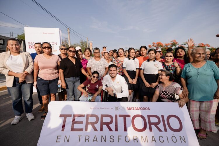 Inaugura Beto Granados pavimentación de más de 2.5 millones de pesos en la colonia Cabras Pintas