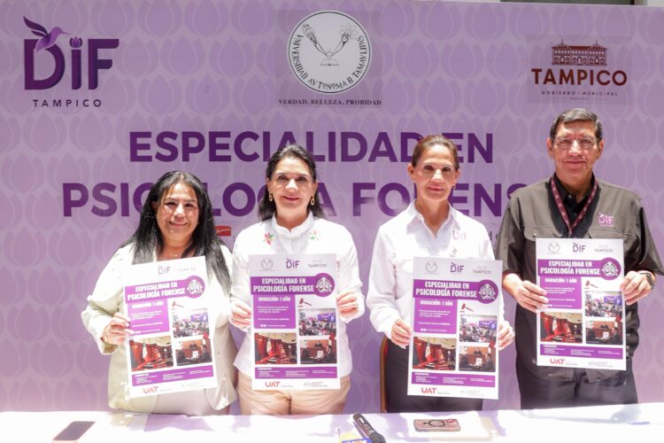 UAT, DIF y Ayuntamiento de Tampico consolidan proyecto académico en Psicología Forense