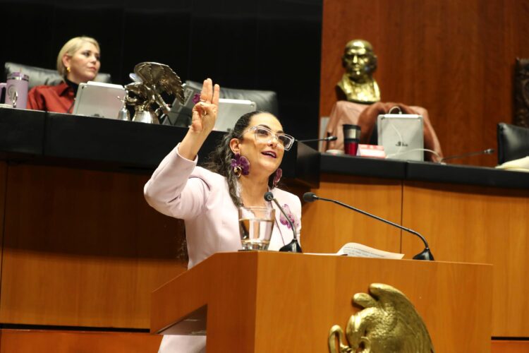 Tenemos un gobierno que defiende la soberanía nacional con dignidad: senadora Olga Sosa Ruíz