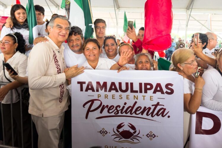 Mónica Villarreal respalda la transformación nacional, reafirma y destaca avances en Tamaulipas