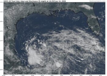 Alertan por lluvias intensas en Tamaulipas por posible disturbio tropical 