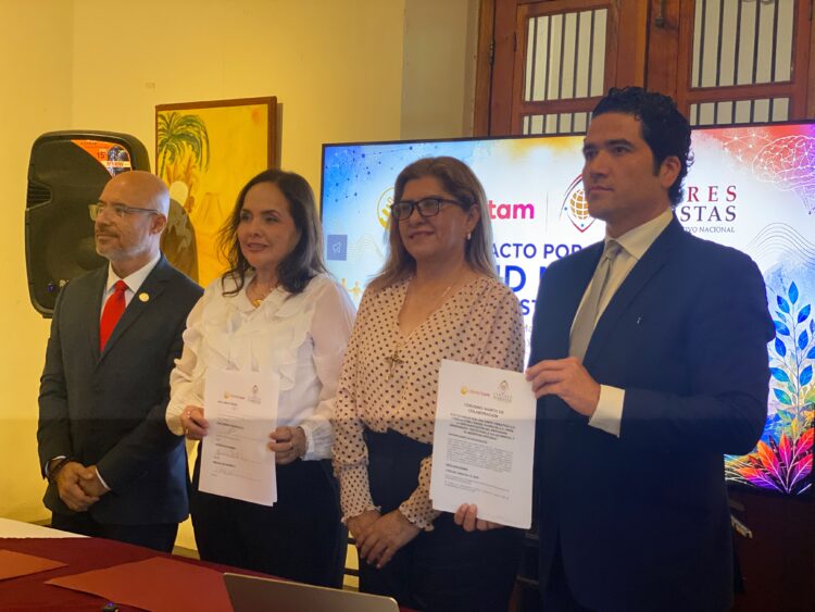 Firman Vibra/Tam y Líderes Juaristas pacto por la salud mental y el bienestar integral en Tamaulipas
