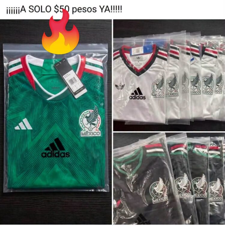 Rematan Playeras De La Selección Mexicana