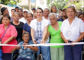 Gobierno de Mónica Villarreal responde a demanda de más de 45 años en la colonia Niños Héroes