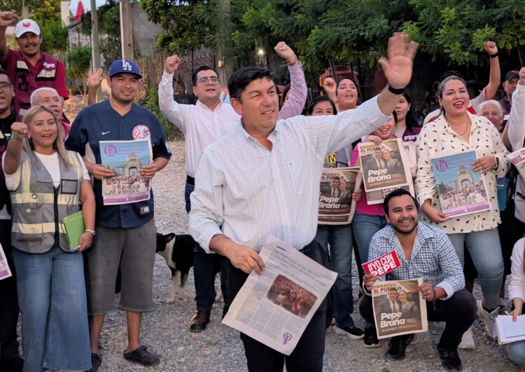 Trabaja Pepe Braña en territorio y cerca de la gente