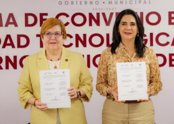 Firma Mónica Villarreal convenio con la Universidad Tecnológica de Altamira para impulsar la innovación turística mediante TampIA