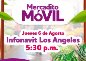 Llega el Mercadito Móvil a Infonavit Los Ángeles