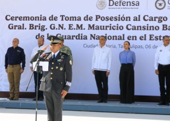 Mauricio Cansino Báez asume la Coordinación Estatal de la Guardia Nacional en Tamaulipas