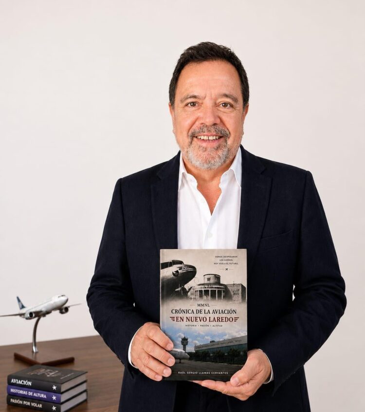 Presenta Raúl S. Llamas Crónica de la Aviación en Nuevo Laredo Obra que Rescata Más de un Siglo de Historia Aeronáutica