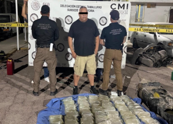 Aseguran 70 kilos de metanfetamina y detienen a un hombre en Tula