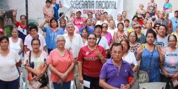 Lucero Deosdady lleva a territorio el mensaje de defensa de la soberanía nacional