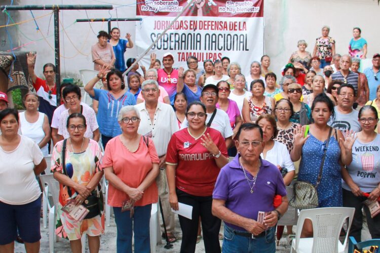 Lucero Deosdady lleva a territorio el mensaje de defensa de la soberanía nacional