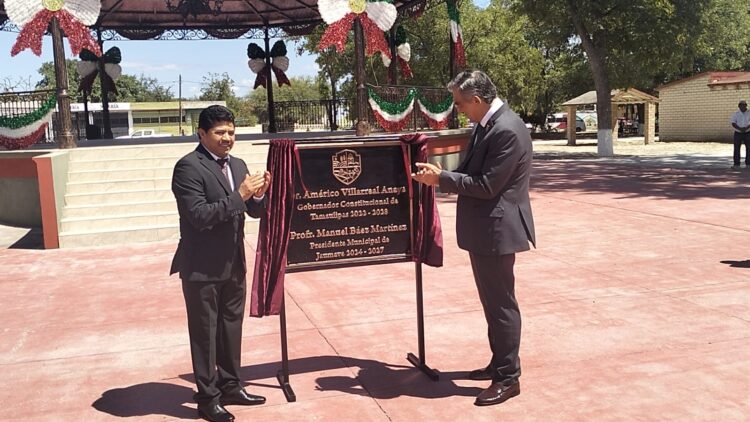 Inauguran kiosco en Jaumave
