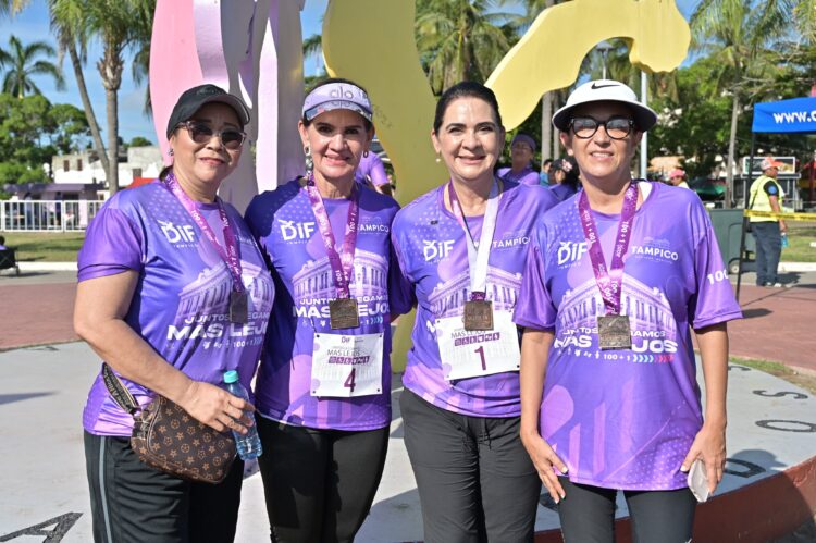 Celebran con gran participación la carrera inclusiva «Juntos Llegamos Más Lejos» por el 101 aniversario del Edificio DIF Tampico