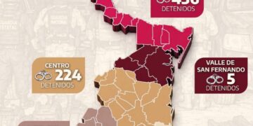 Vocería de Seguridad registra 780 detenciones en Tamaulipas en lo que va de 2026