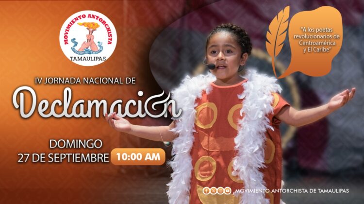 Realizará Antorcha IV Nornada Nacional de Declamación 2026