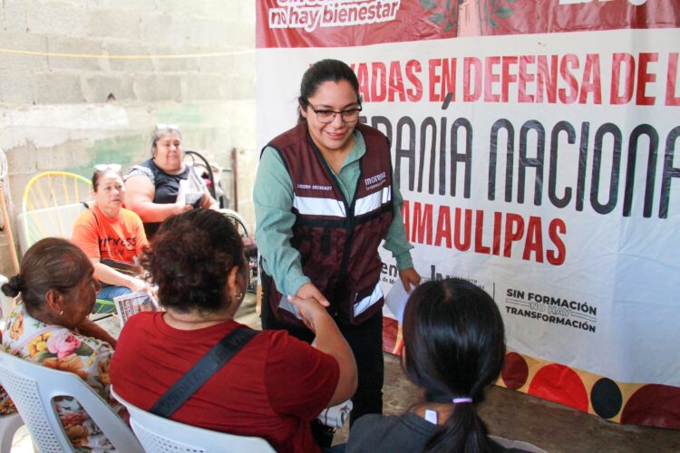 Lucero Deosdady fortalece desde las colonias la defensa de la soberanía