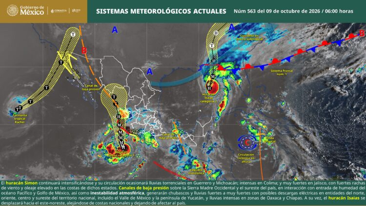 Pronostican lluvias y temperaturas frescas en municipios del Altiplano tamaulipeco
