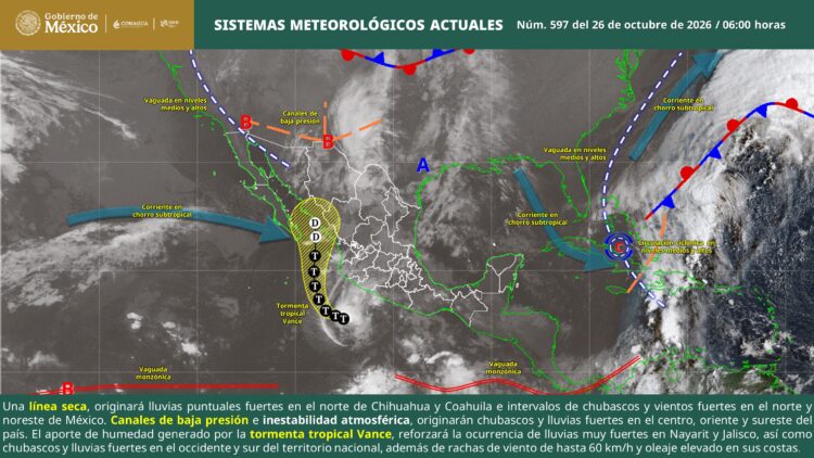 Prevén lluvias y temperaturas de hasta 35 grados en Tamaulipas