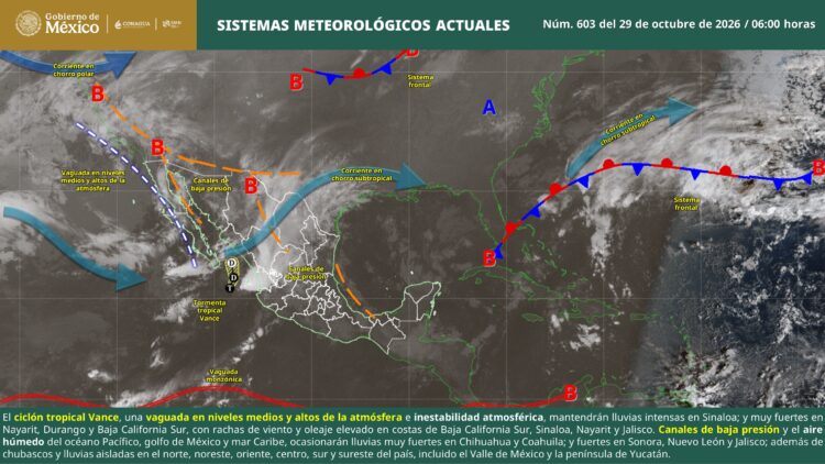 Prevén chubascos, calor y rachas de viento en Tamaulipas