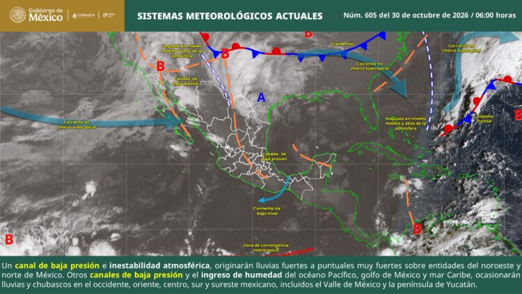 Pronostica SMN lluvias aisladas en Tamaulipas