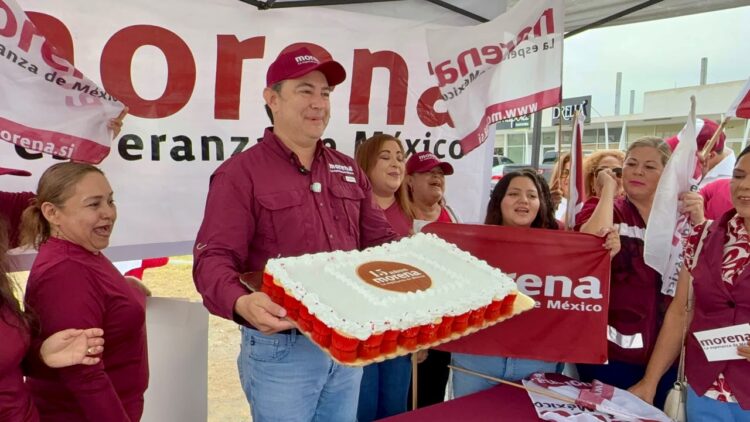 Celebra Sergio “Cheko” Ojeda 15 años de Morena en territorio
