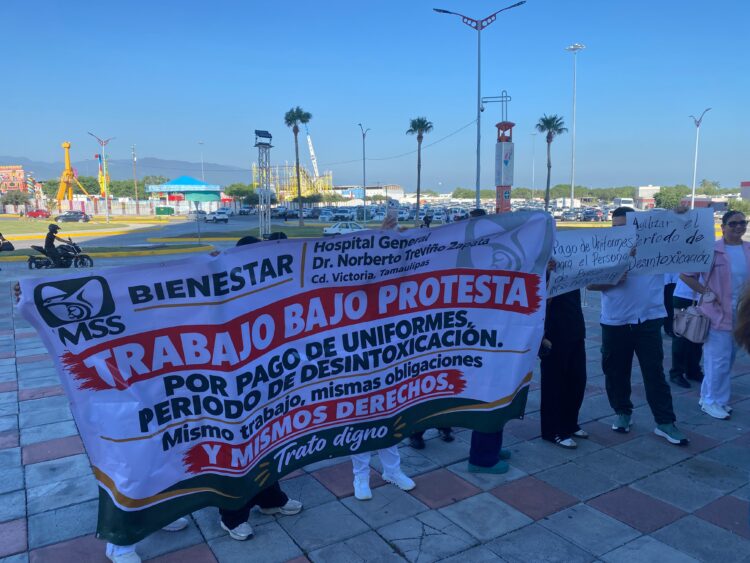Sindicatos del IMSS-Bienestar exigen igualdad laboral y respeto a sus derechos