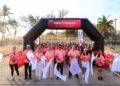 Realizan SEDENER y Woodside Energy carrera atlética por la sensibilización sobre el cáncer de mama