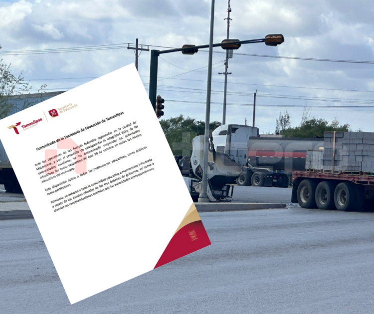 Suspenden clases en Matamoros por SDR en la entidad